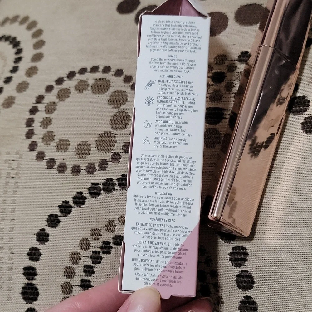 LYS Beauty Lash Confidence Curl + Length + Volume Black Mascara in Influ…